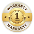 1 year warranty logo