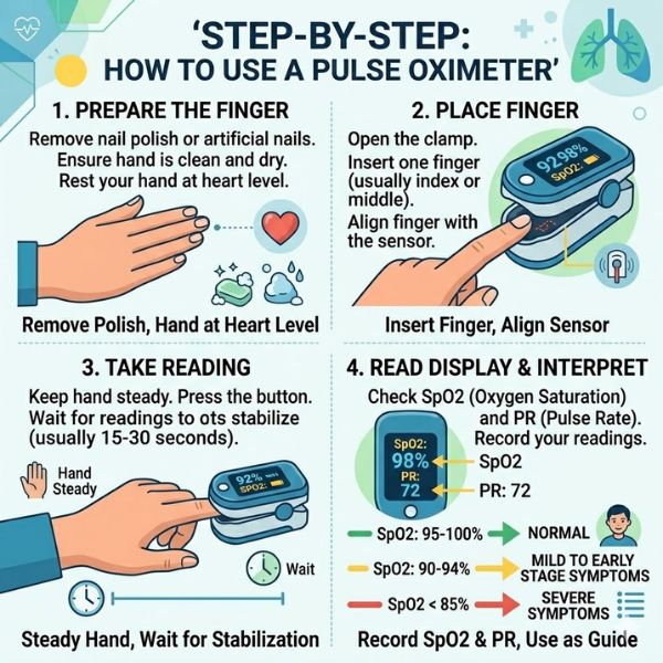 how to use pulse oximeter