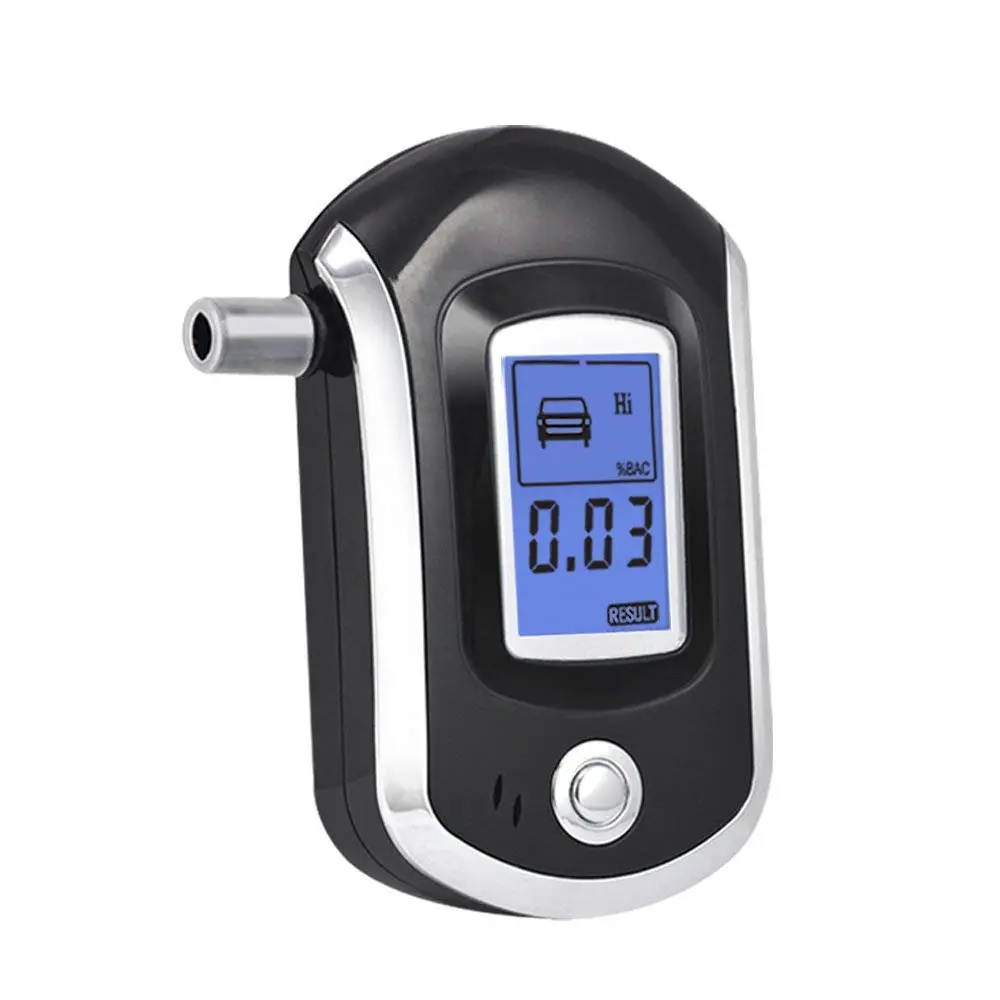 alcohol breath analyzer LCD display semiconductor sensor
