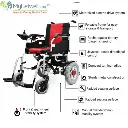 electric wheelchair with folding frame.webp