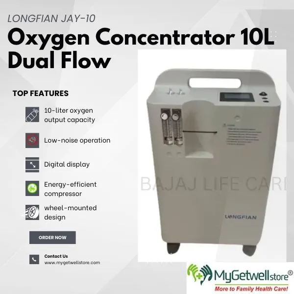 longfian oxygen concentrator jay 10 dual flow.webp