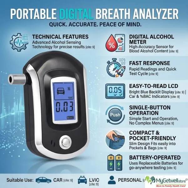 digital breath analyzer benefits drink drive safety check