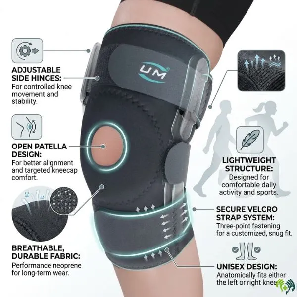 open patella knee brace India.webp