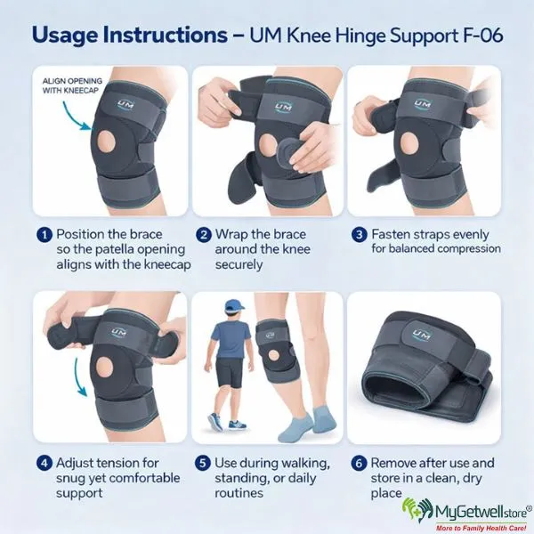 how to use open patella knee brace.webp