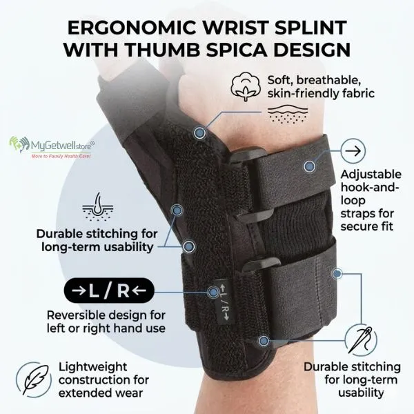 wrist splint with thumb spica design.webp