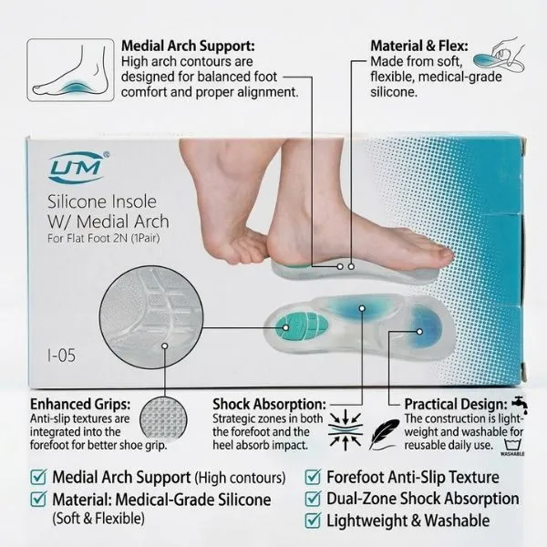 best silicone insole with arch support.webp