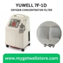 Yuwell 7F-1D Oxygen Concentrator Replacement Filters (Pack of 2) – Original Parts