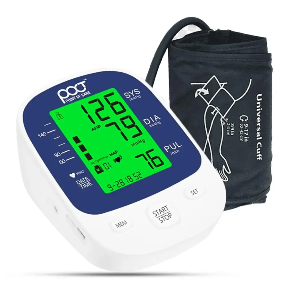POCT Digital Blood Pressure Monitor PBM-09 Rechargeable | Accurate BP Machine