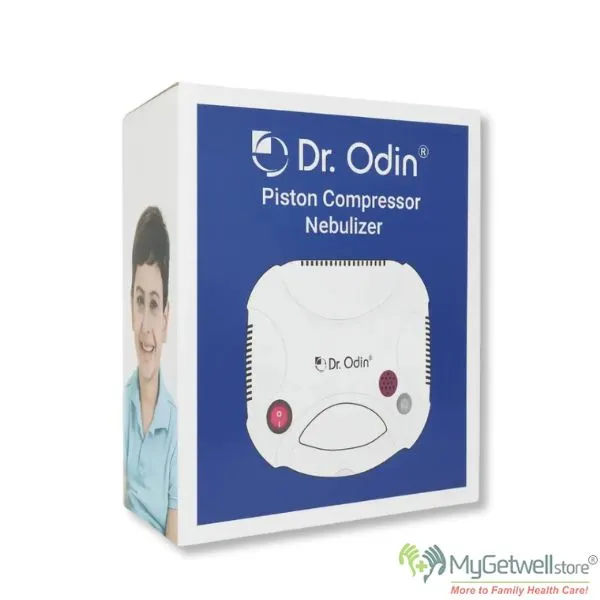 Dr. Odin Piston Nebulizer Compact Home Breathing Device (Free Acupressure Wooden Ball)