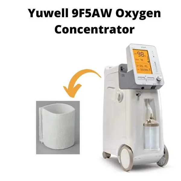 Yuwell 9F5AW Oxygen Concentrator Filter (Pack of 2)