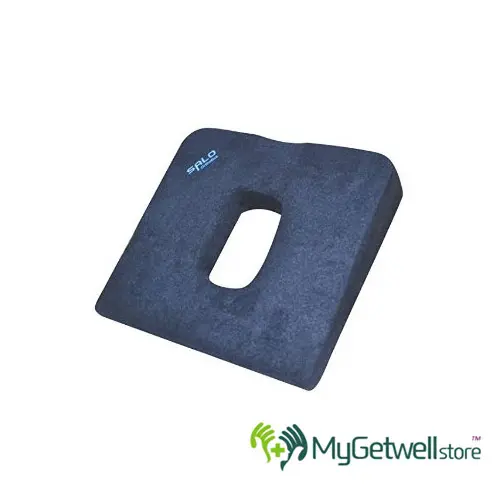 Salo Orthotics Square Shape Donut Seat/Hip Support Cushion-tailbone Pain, Sciatica Upto125kg Back / Lumbar Support