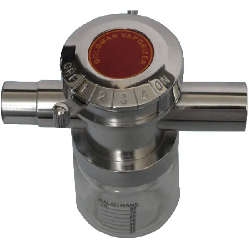 Goldman Halothane Vaporizer Unit with Threaded Bottle – Anaesthetic Accessory