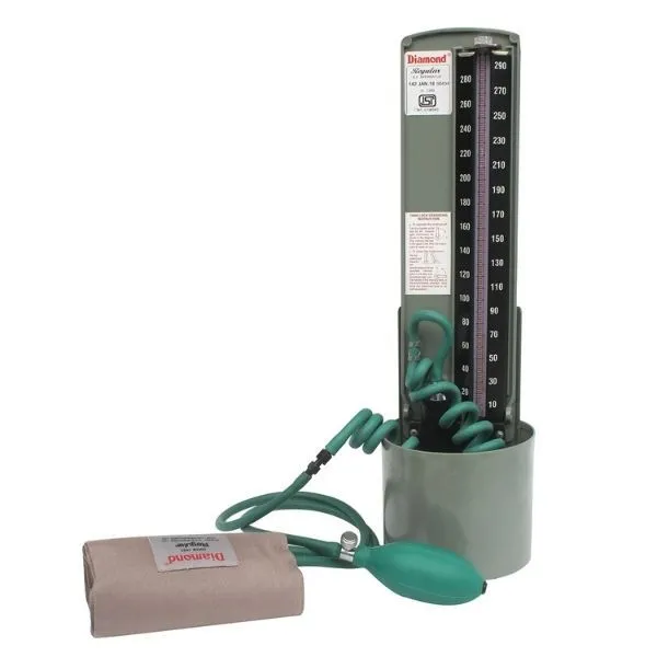Diamond Wall Mount Blood Pressure Apparatus – Mercurial BP Machine for Clinics