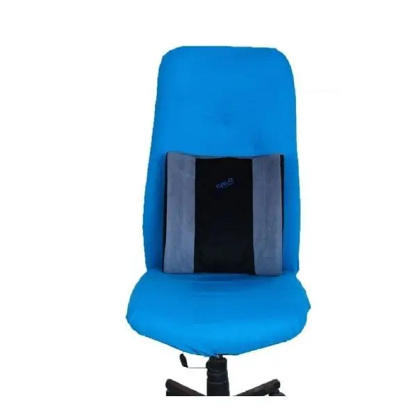 Salo Lumbar Back Support Cushion for Office Chair & Car (Free Acupressure Wooden Ball)