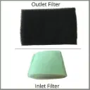 Oxygen Concentrator Inlet & Outlet Filter Kit – 2 Pack Replacement -Filters for Longfian