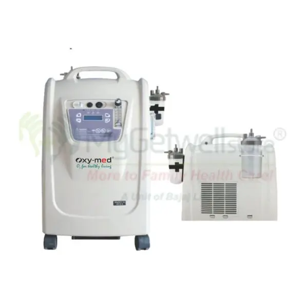 Oxymed Oxygen Concentrator 10 Litres Dual Flow – Energy Efficient & Low Noise Oxygen Machine
