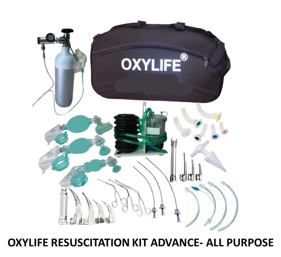 Oxylife Resuscitation Kit Advance | Portable Oxygen Cylinder Kit