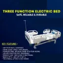 3 Function Electric Hospital Bed on Rent & Sale in Nagpur | Adjustable Patient Bed