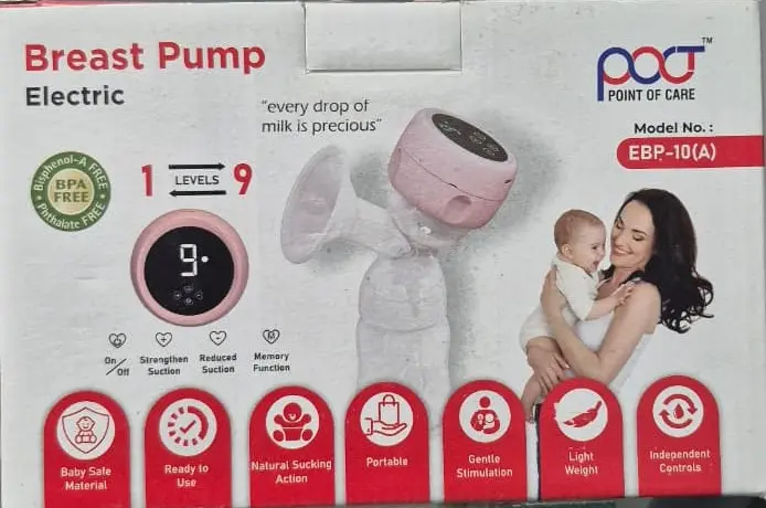 POCT Electric Breast Pump EBP-10(A) | BPA-Free Portable Breast Milk Pump