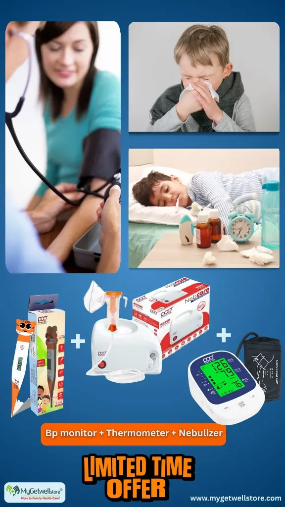 Winter Wellness Made Easy – For Every Breath, Beat & Degree (Bp monitor , Thermometer, Nebulizer)   