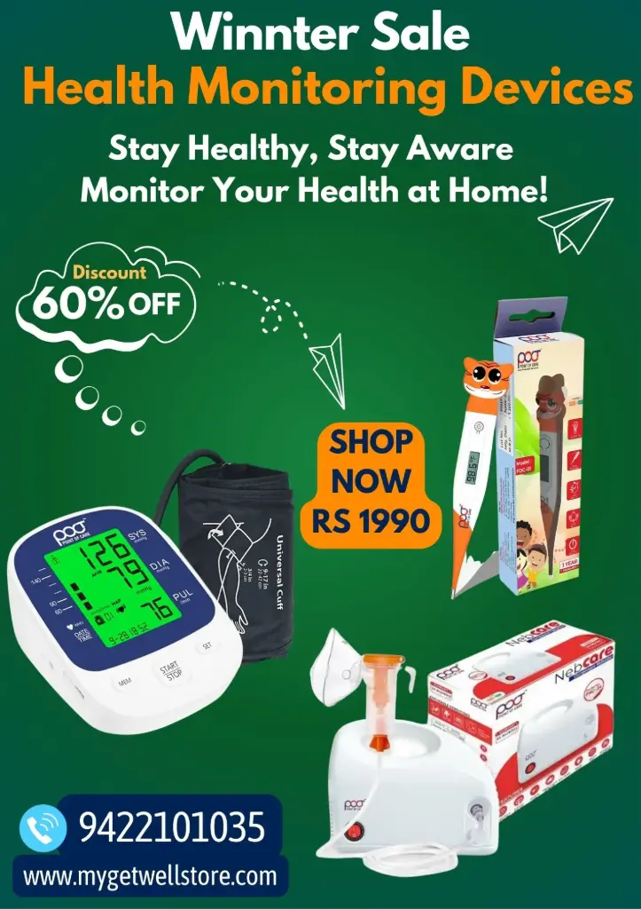 Winter Wellness Made Easy – For Every Breath, Beat & Degree (Bp monitor , Thermometer, Nebulizer)   