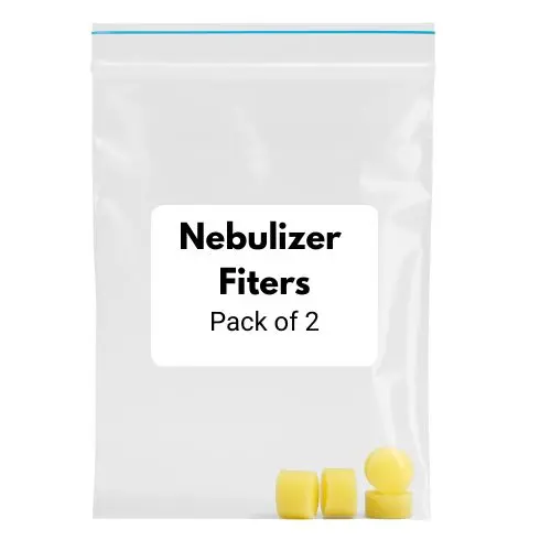 Nebulizer Air Filters Pack of 2 | Universal Replacement Filters