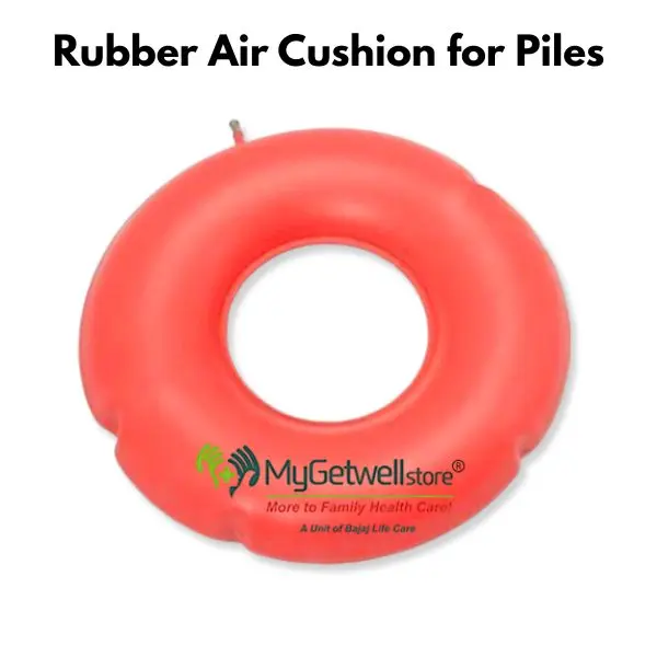 Rubber Air Cushion Ring 45cm for Piles, Tailbone Pain & Bedsores Relief | Soft Inflatable Donut Seat for Comfort & Pressure Relief – Ideal for Office, Home & Wheelchair Use