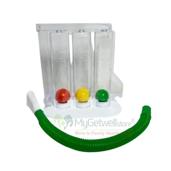 Respi-Flo 3-Ball Respiratory Exerciser | Breath Exercise Machine & Lung Tester