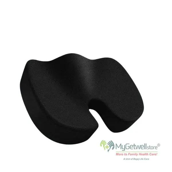 UM Coccyx Cushion Seat J-05 – Ergonomic Orthopedic Memory Foam Tailbone Support Cushion