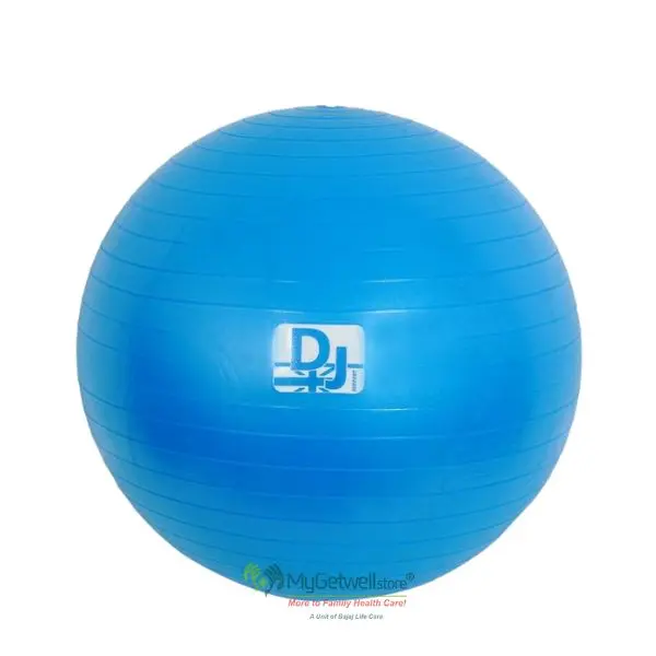 DJ Anti-Burst Gym Ball for Workout, Yoga, Pilates & Balance Training – Heavy-Duty Stability Ball (65CM)