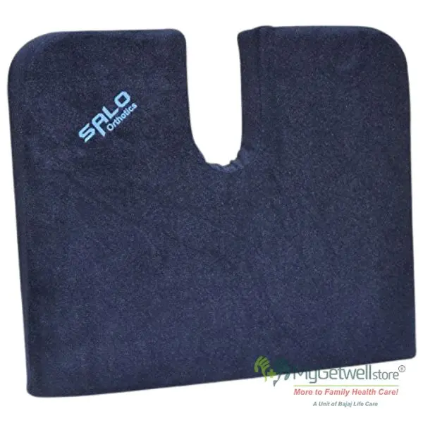 SALO Orthotics Coccyx Cushion | Orthopedic Seat Cushion for Long Sitting & Office Chairs