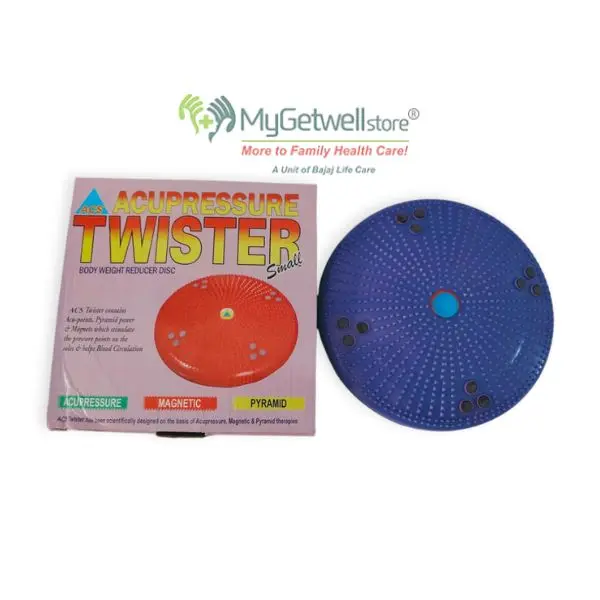Acupressure Tummy Twister Plastic Slimming Disc – Home Fitness Twist Board (Small)