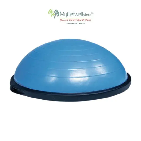 BOSU Balance Trainer (BOSU Ball) | Core Stability & Full-Body Workout Equipment for Home & Gym