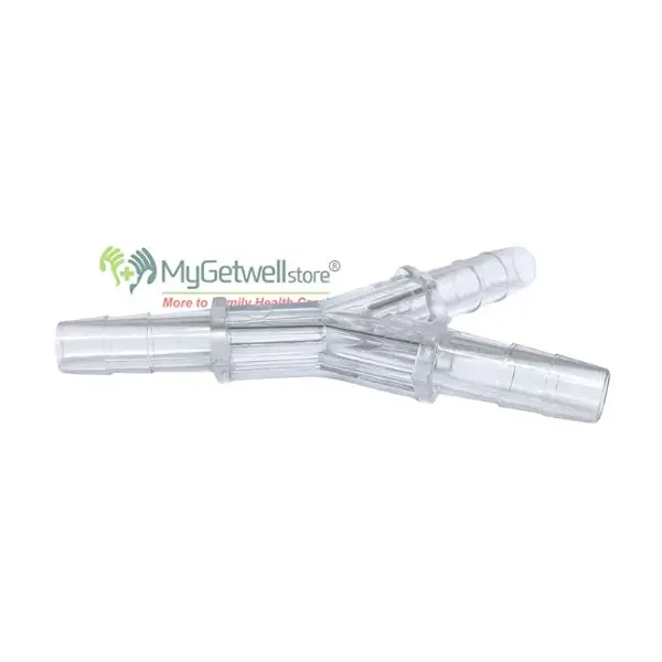 Y Oxygen Tubing Connector | Medical Grade Y-Shape Oxygen Splitter