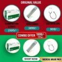 Doctor Kit Original Combo – Stethoscope, Vein Finder & Examination Gloves