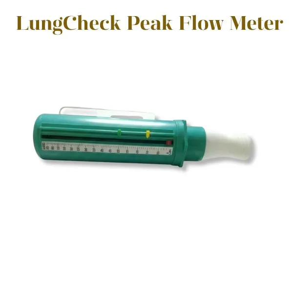 LungChek Peak Flow Meter – Portable Respiratory Check Device