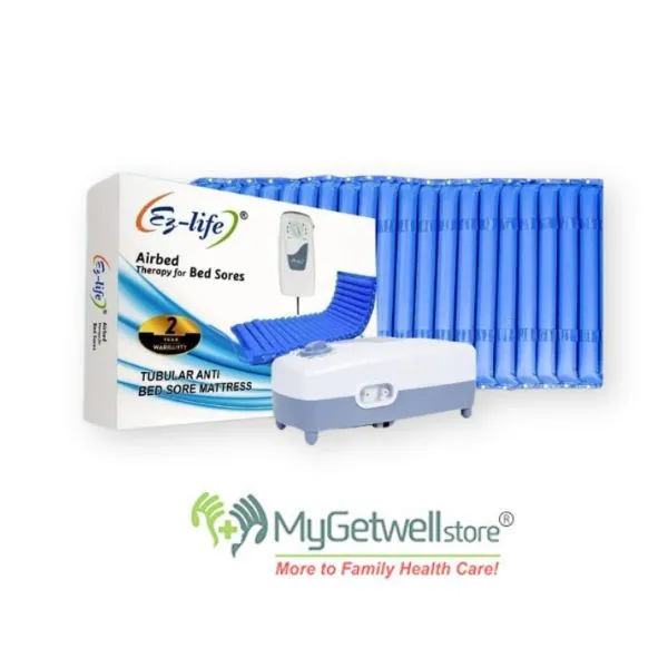 Ez-Life Tubular Air Mattress with Pump System for Patient Comfort