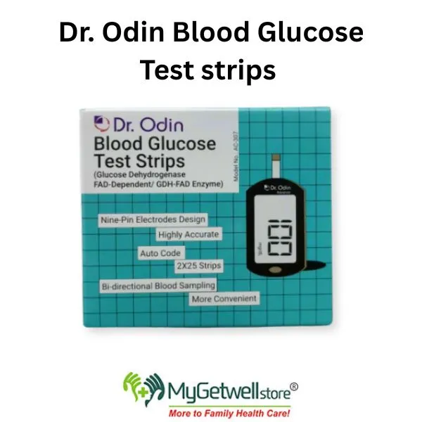 [Dr. Odin] Dr Odin GDH-FAD Blood Glucose Test Strips for Compatible Glucometers