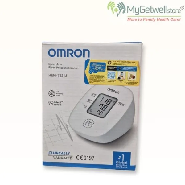 OMRON HEM 7121J Digital Blood Pressure Monitor for Home Use (Free Eye Wash Cup)