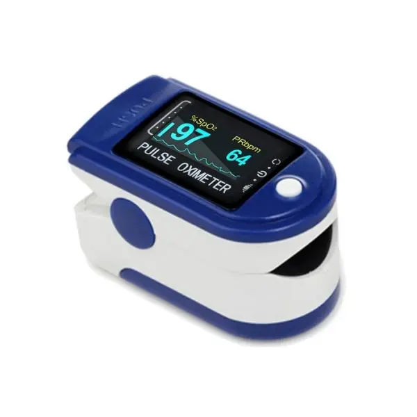 Finger Tip Pulse Oximeter with OLED Display – Accurate SpO2 & Pulse Rate Monitor (Black)