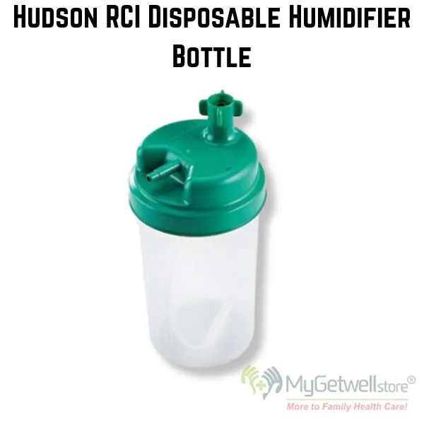 Hudson RCI Oxygen Humidifier Bottle | 500ml Disposable Bubble Humidifier