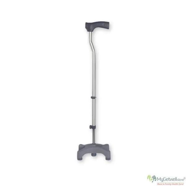 Vissco Quadripod Walking Stick Adjustable 4-Leg Cane Support