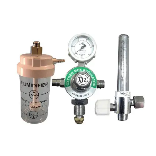 Mox Oxygen Regulator with BPC Flowmeter & Humidifier Bottle Combo