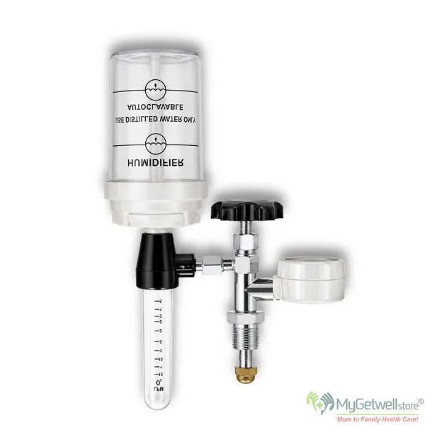 FA Valve with Flowmeter & Humidifier Bottle – Hospital Equipment