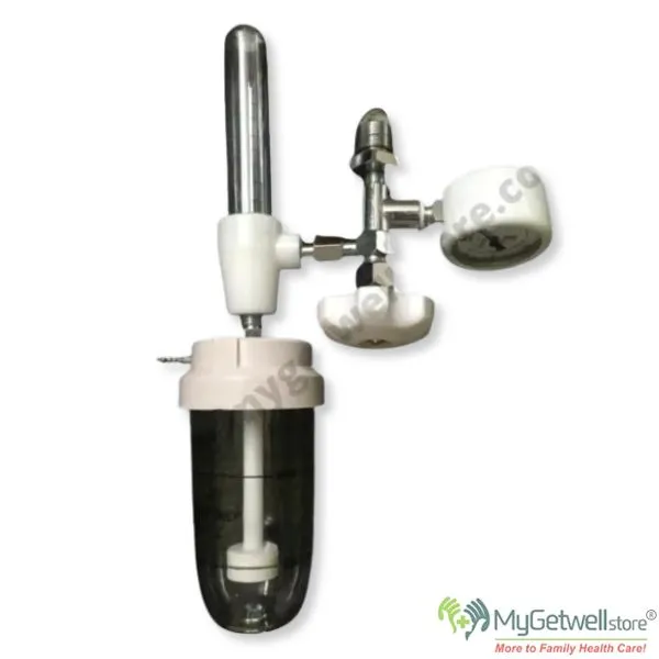 FA Valve with Flowmeter & Humidifier Bottle – Hospital Equipment