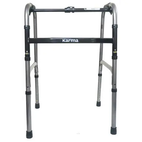 WK 80 Diamond Silver Black Walker – Lightweight Body Support Walker