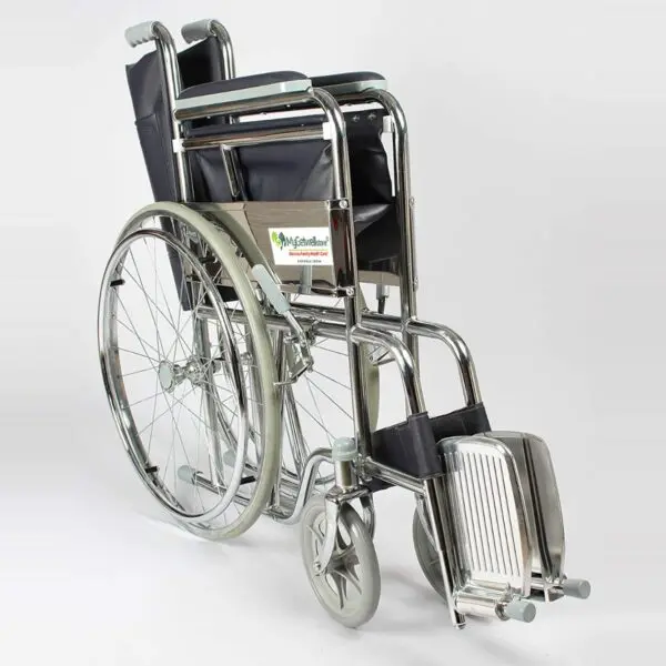 Lightweight Folding Wheelchair for Travel & Home Use | Portable Foldable Wheel Chair