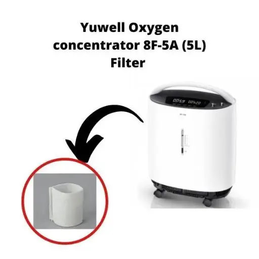 Yuwell Oxygen concentrator 8F-5A (5L) Filter (2PC)