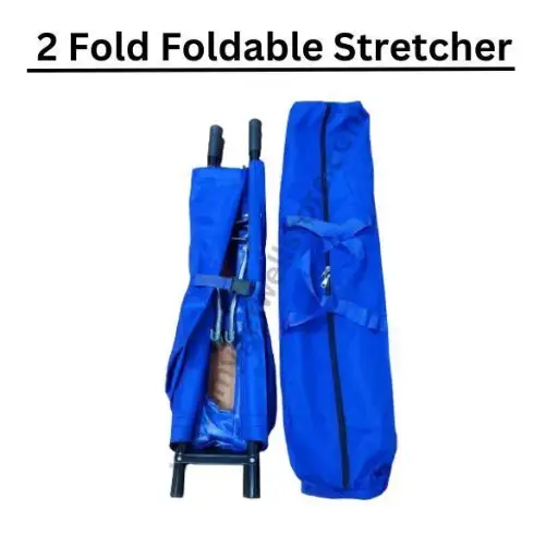 2 Fold Foldable Stretcher With Bag