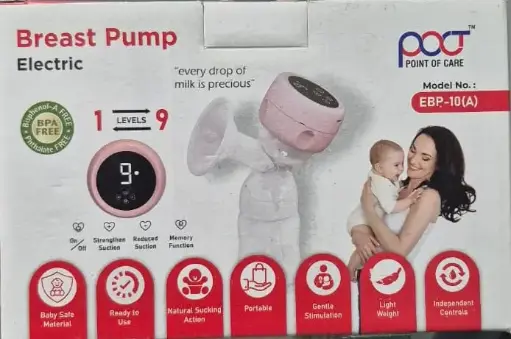 POCT Electric Breast Pump – Model EBP-10(A) | BPA-Free, Portable & Comfortable